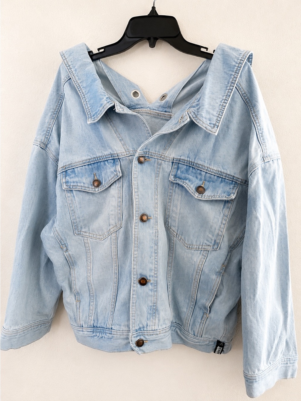 Light Blue Denim Jacket - Classic Casual Coat